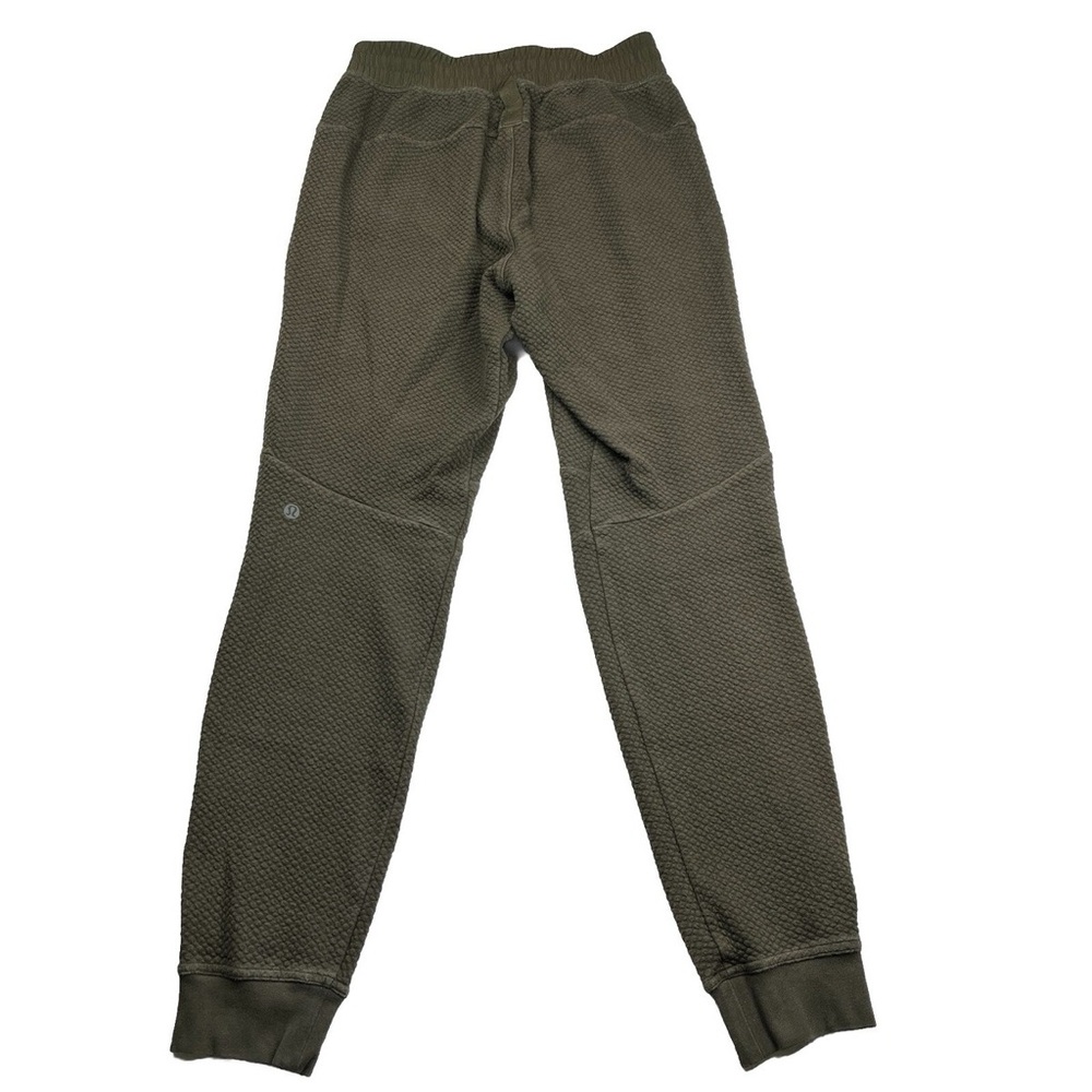 Women’s Olive Green Quilted Jogger Pants